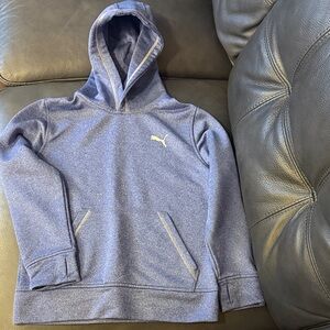 Puma Heathered Blue Pullover Hoodie
